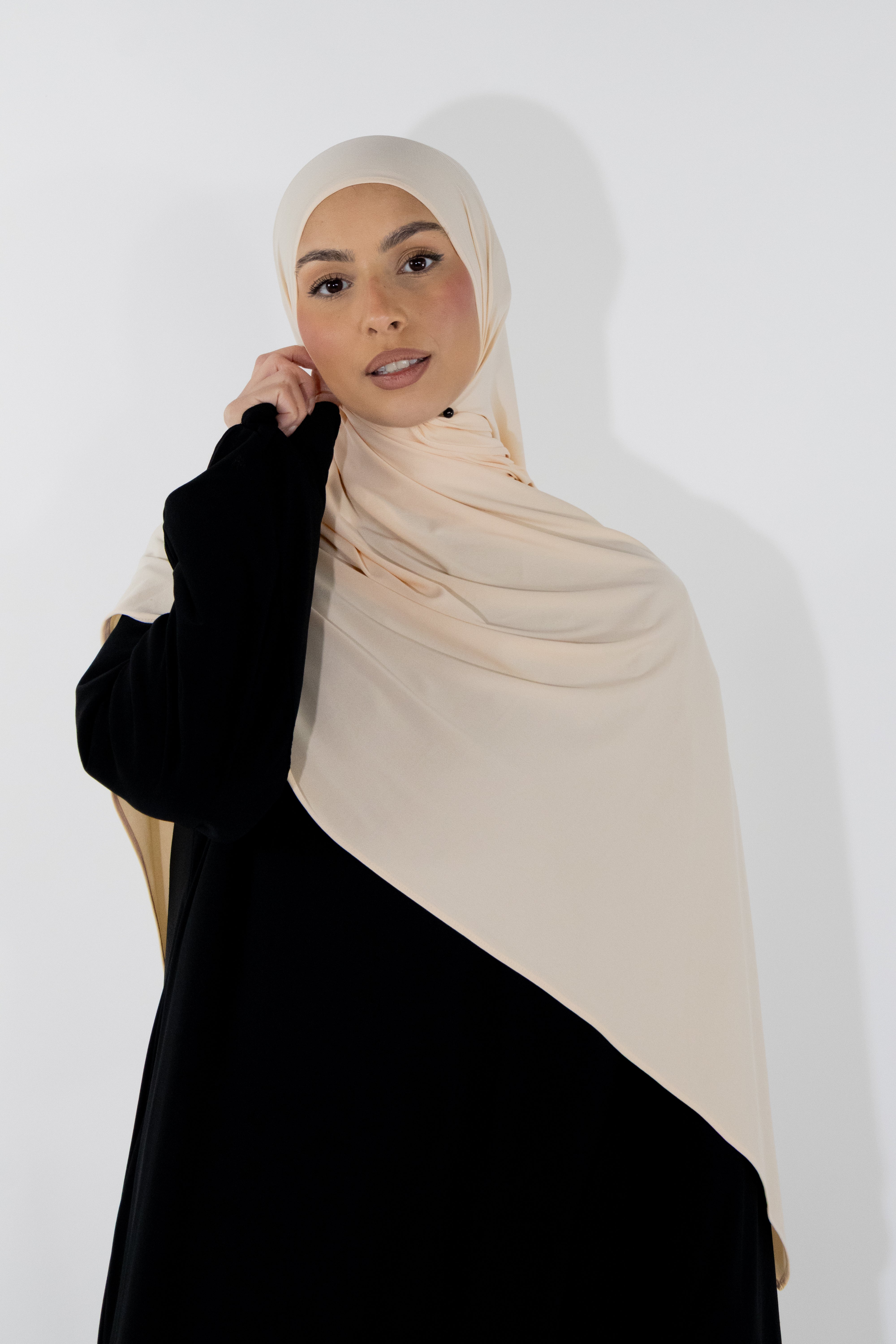 Premium Jersey Hijab - Honey