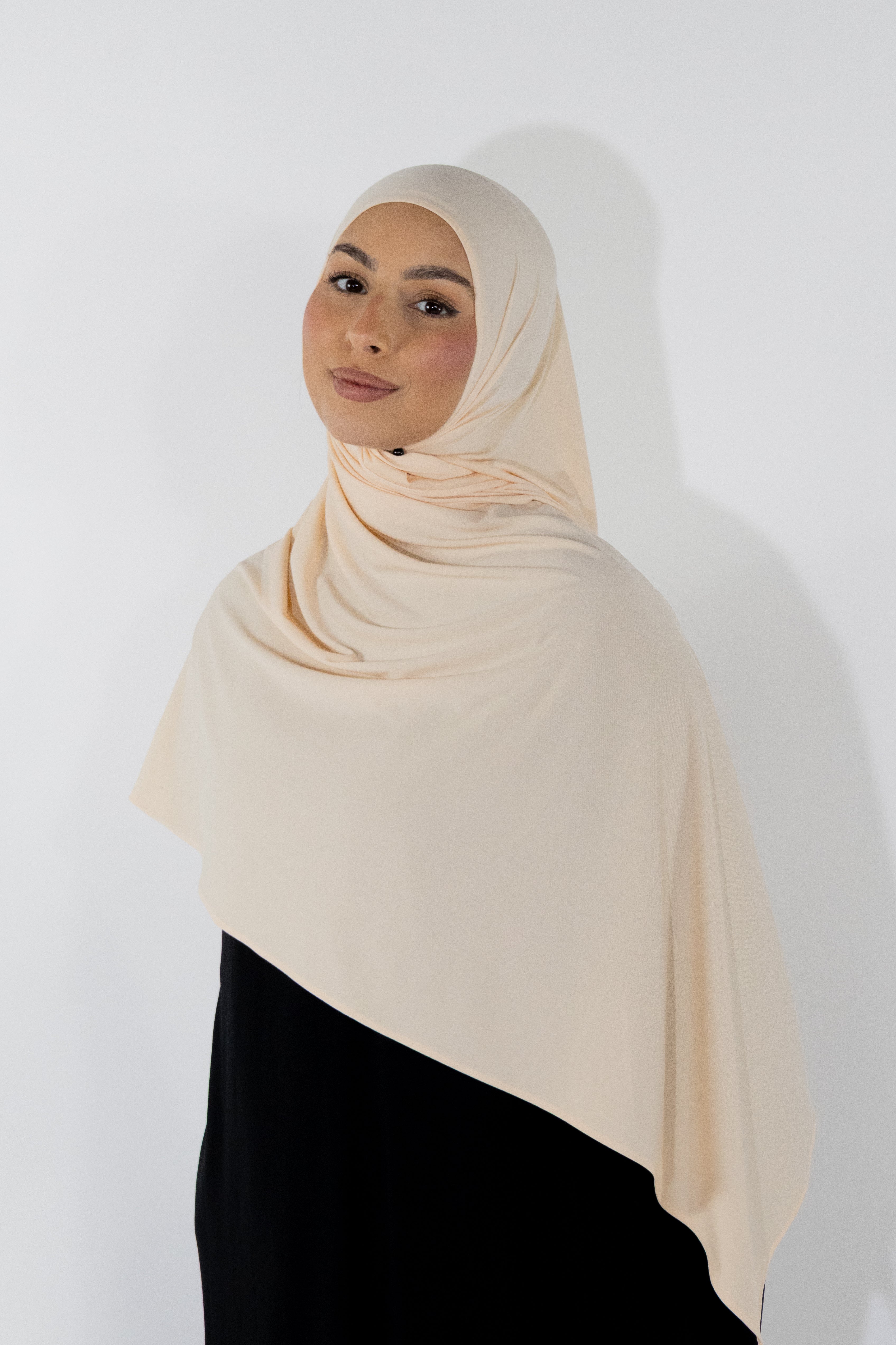 Premium Jersey Hijab - Honey