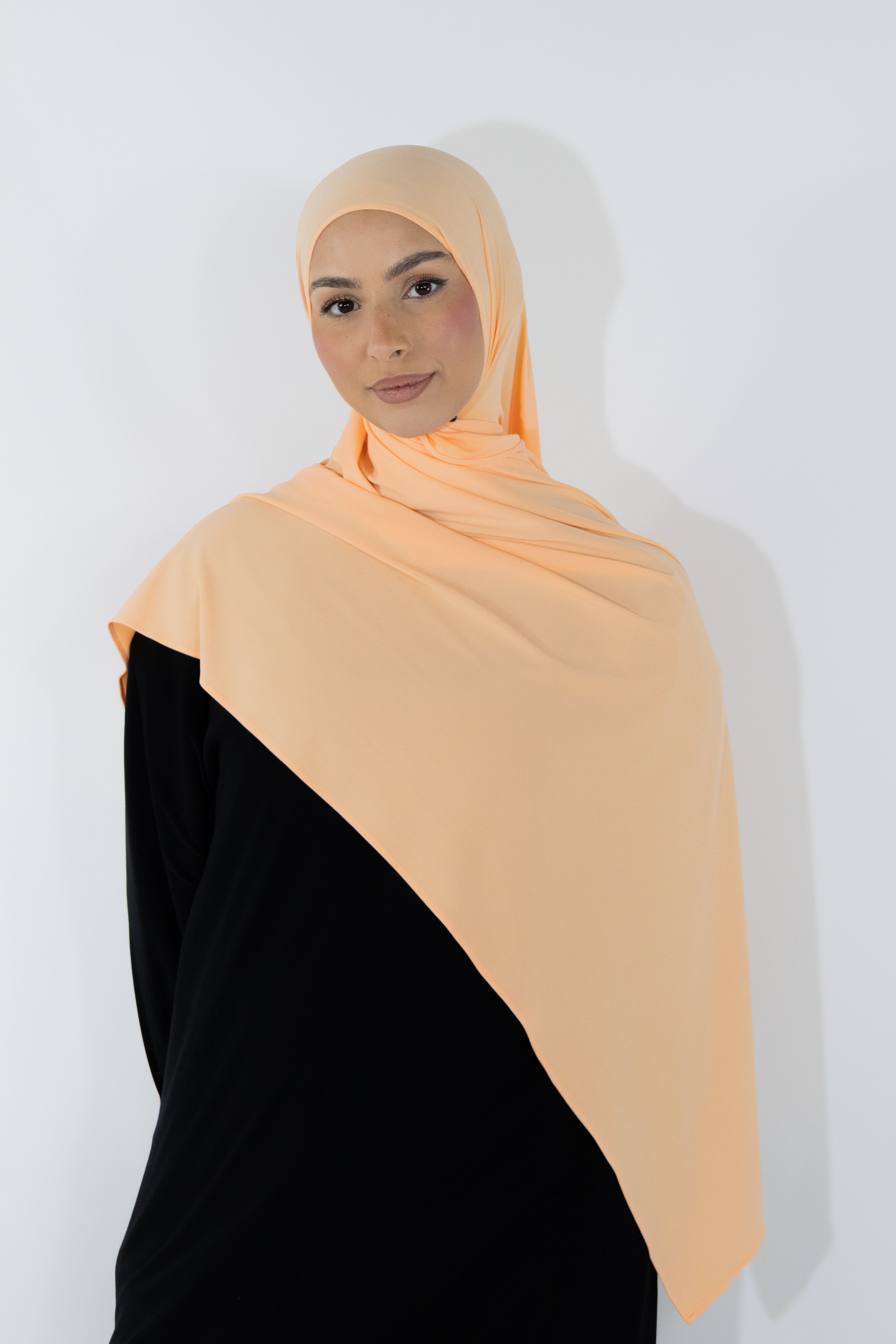 Premium Jersey Hijab - Melon