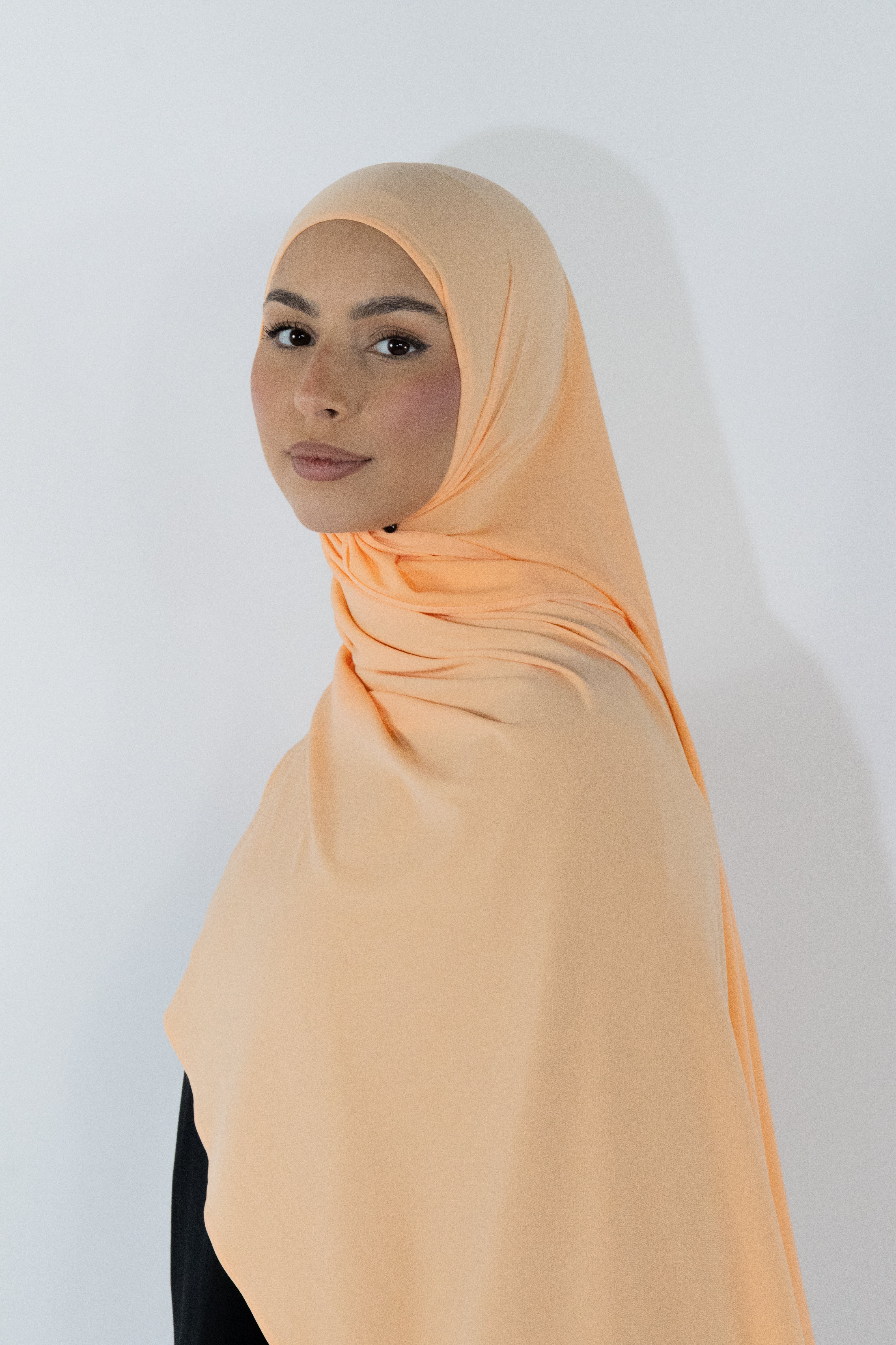 Premium Jersey Hijab - Melon