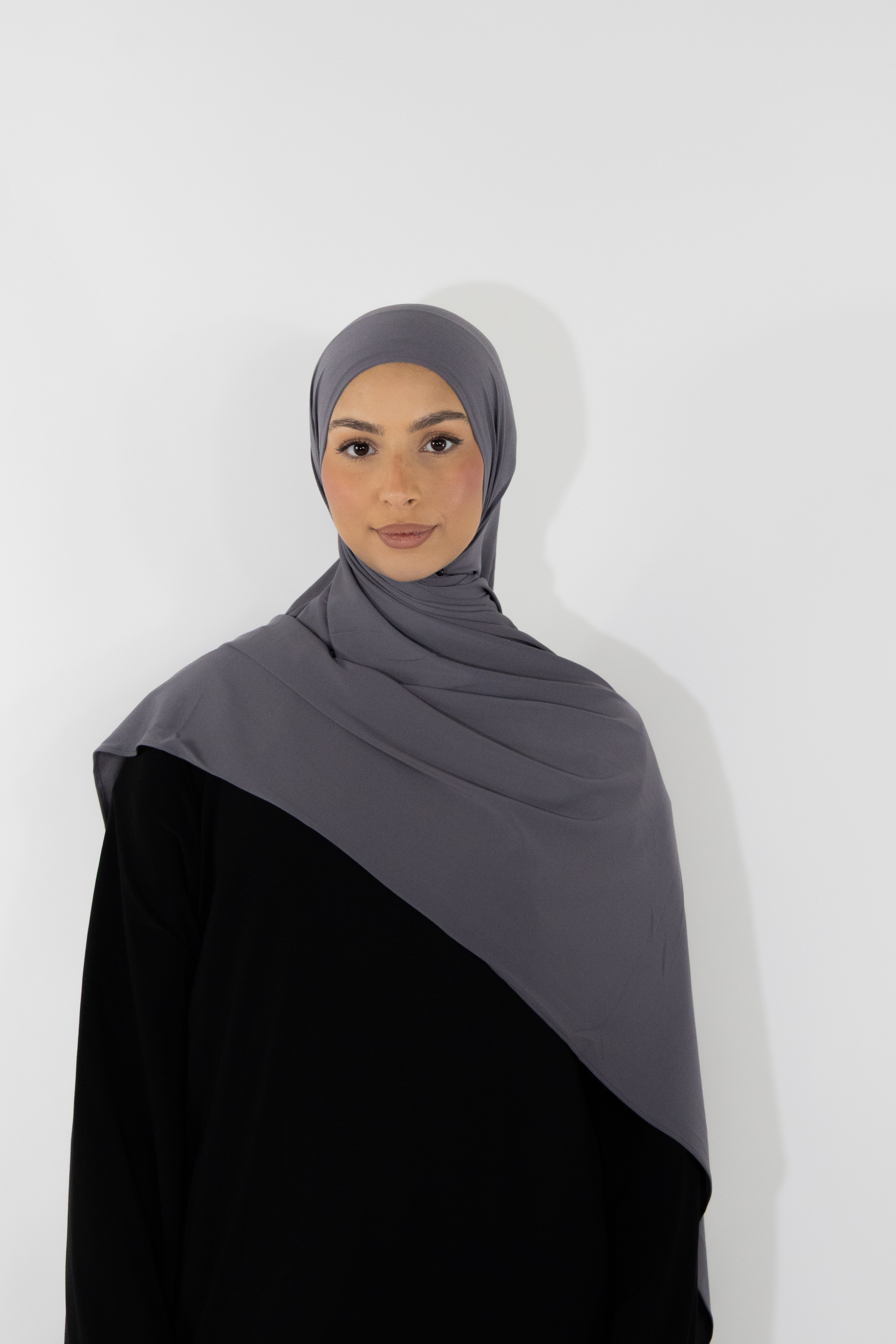 Hijab en jersey premium - Graphite