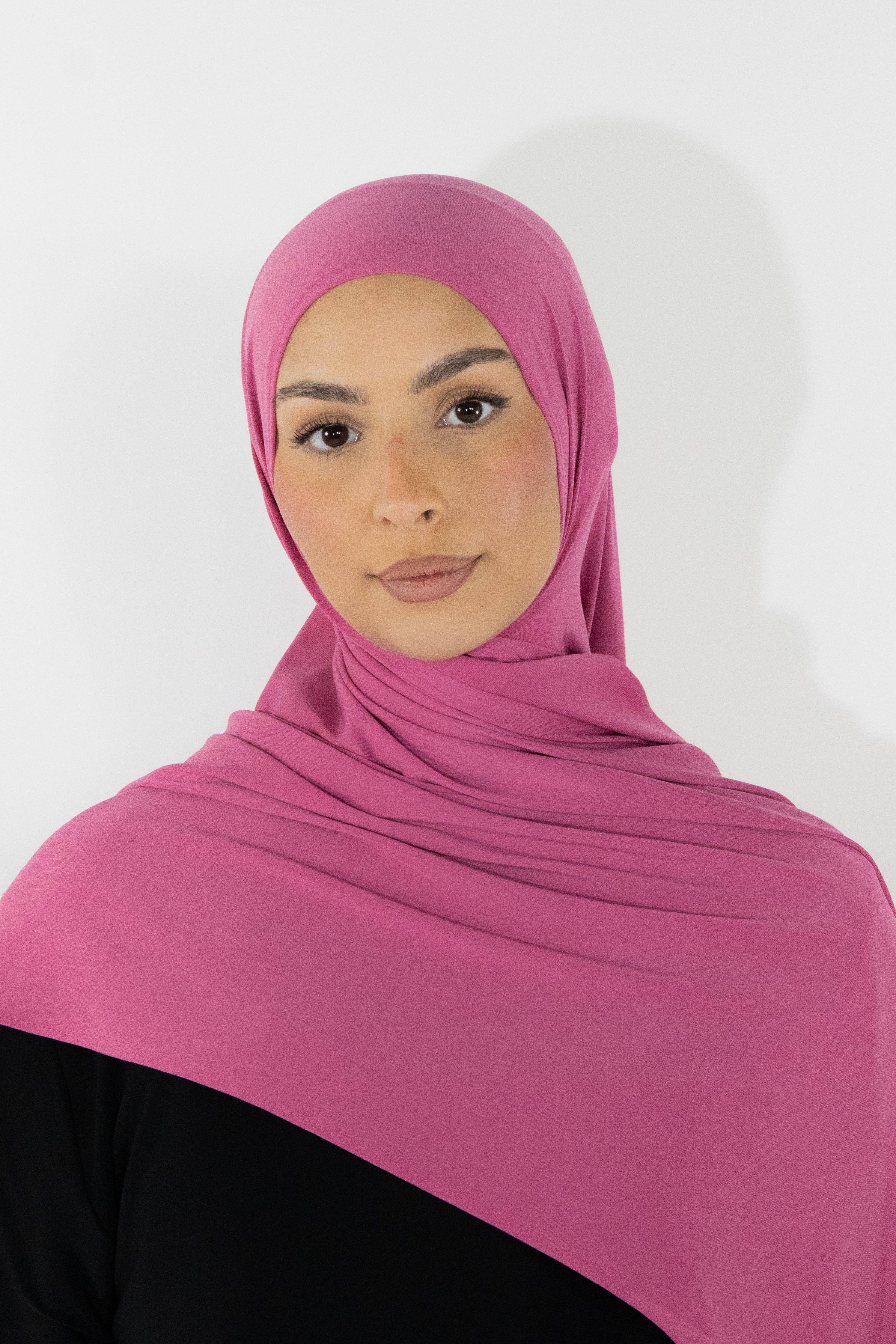Hijab en jersey premium - Magenta