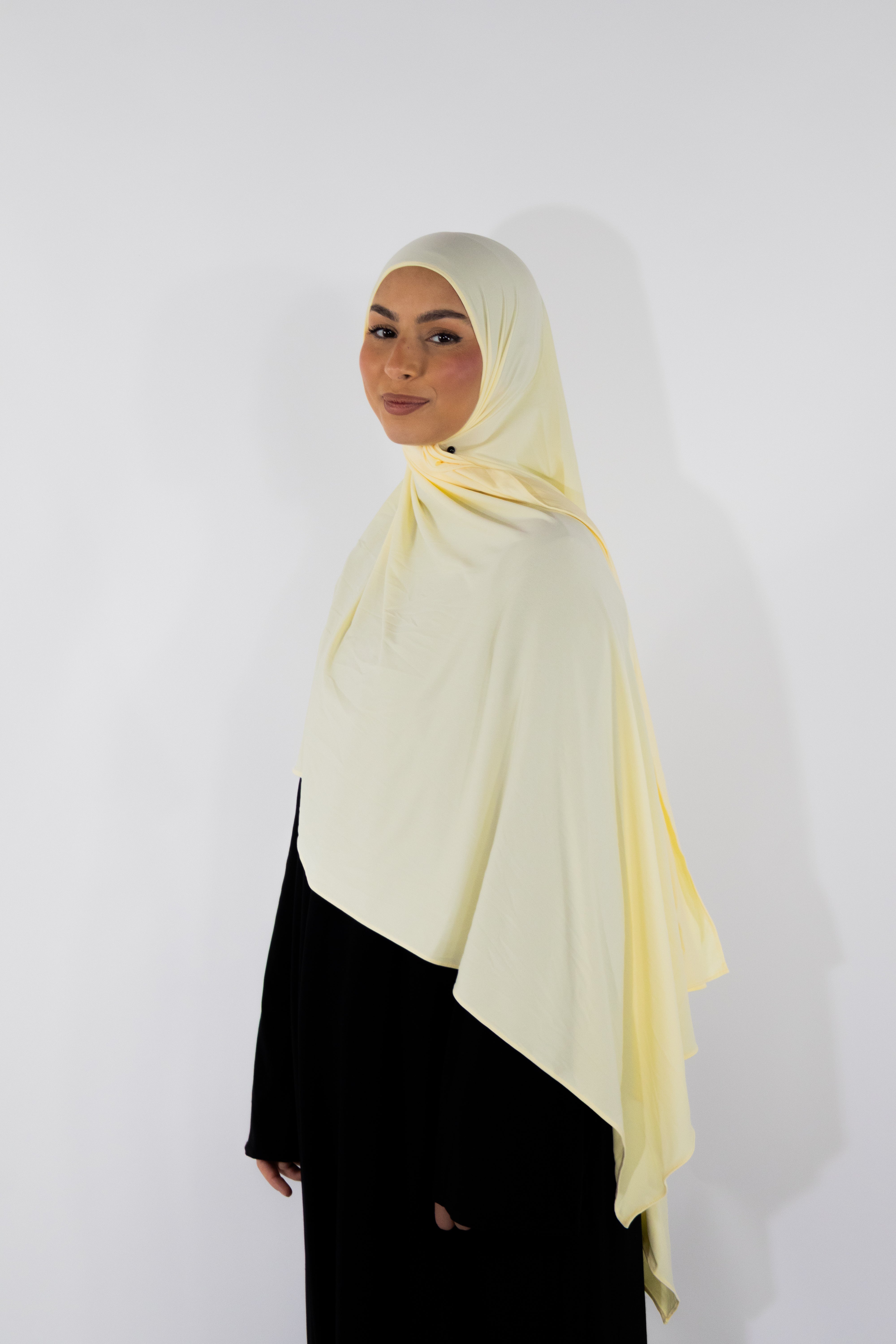 Hijab en jersey premium - Butter