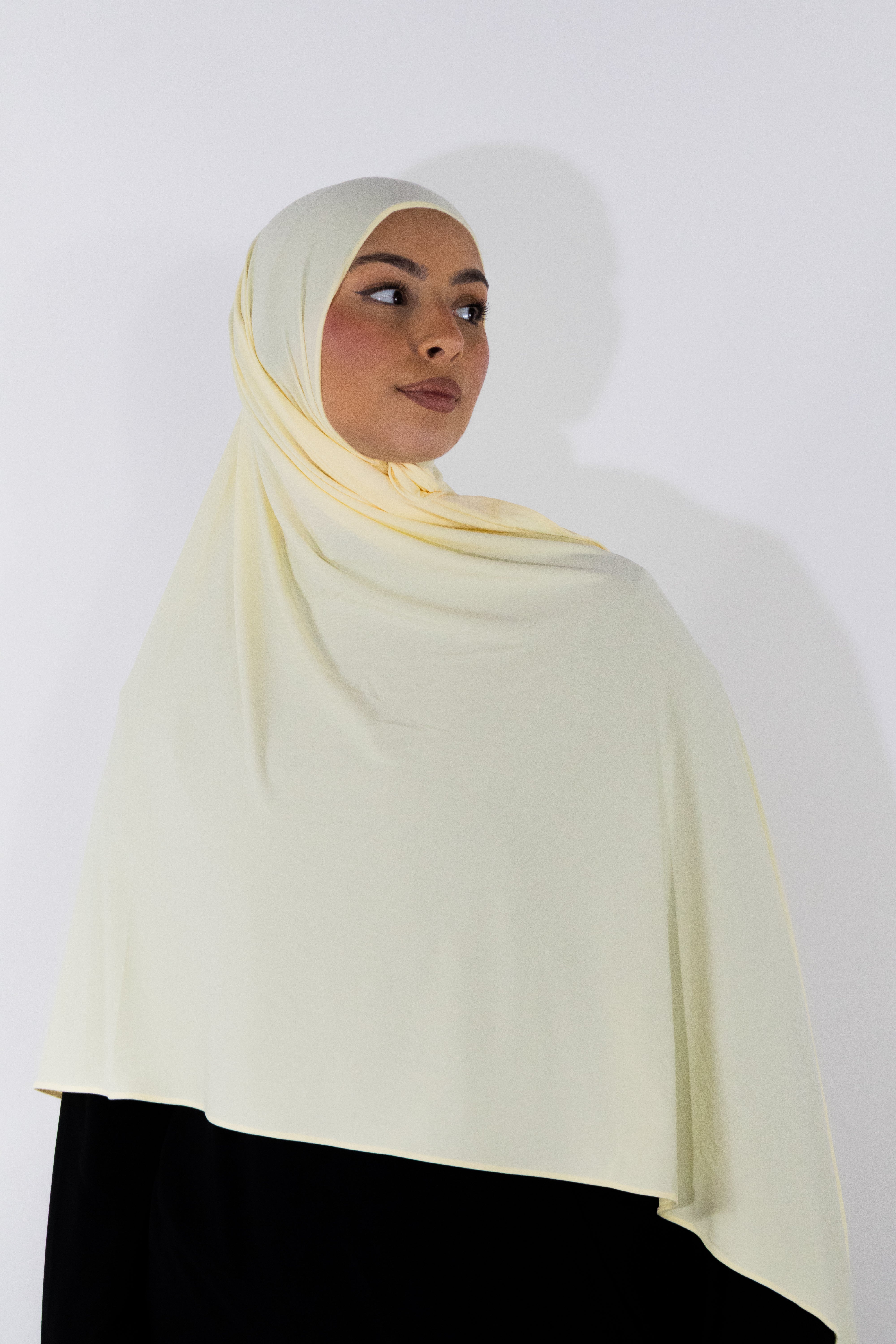 Hijab en jersey premium - Butter