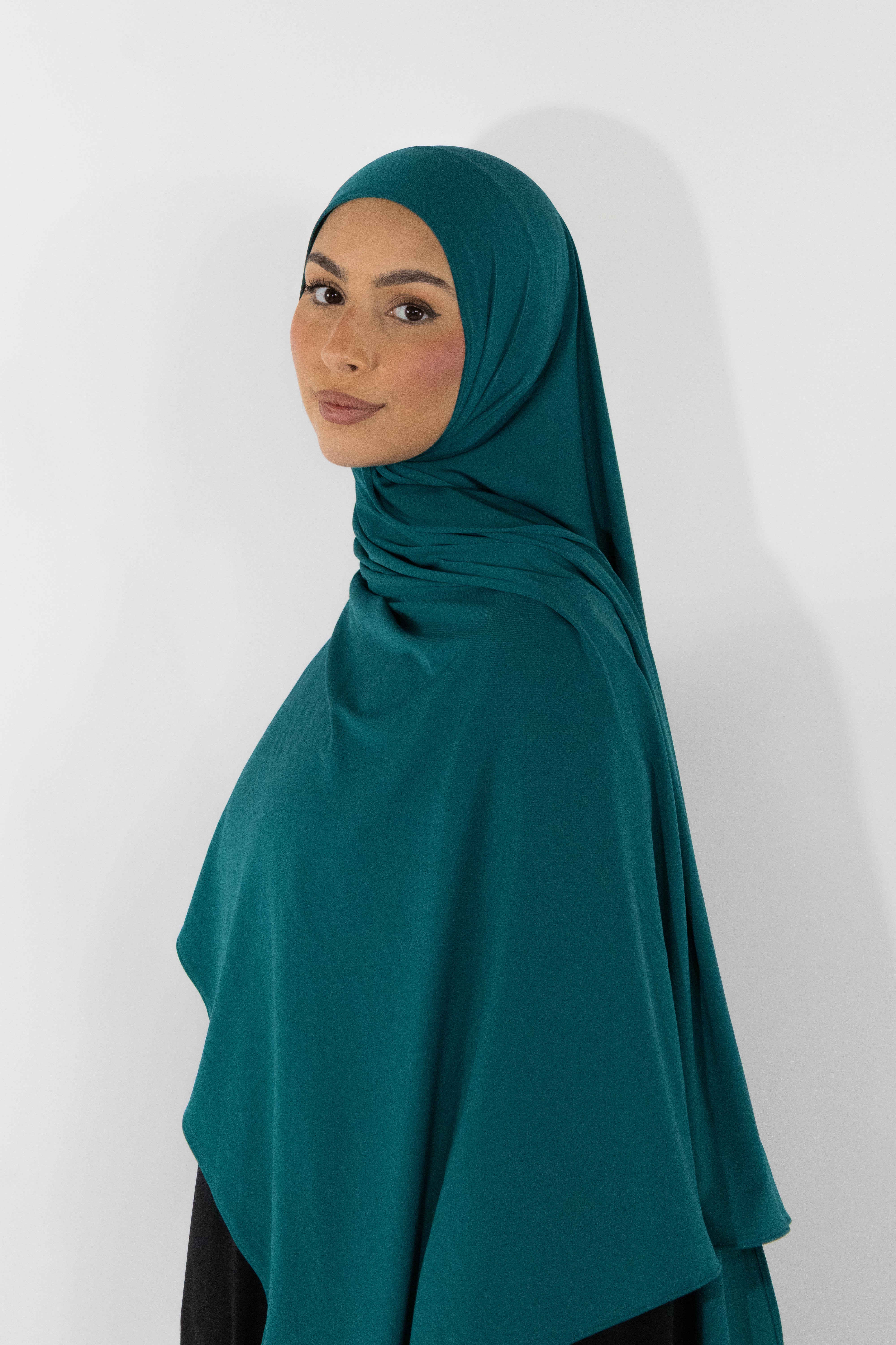 Hijab en jersey premium - Teal