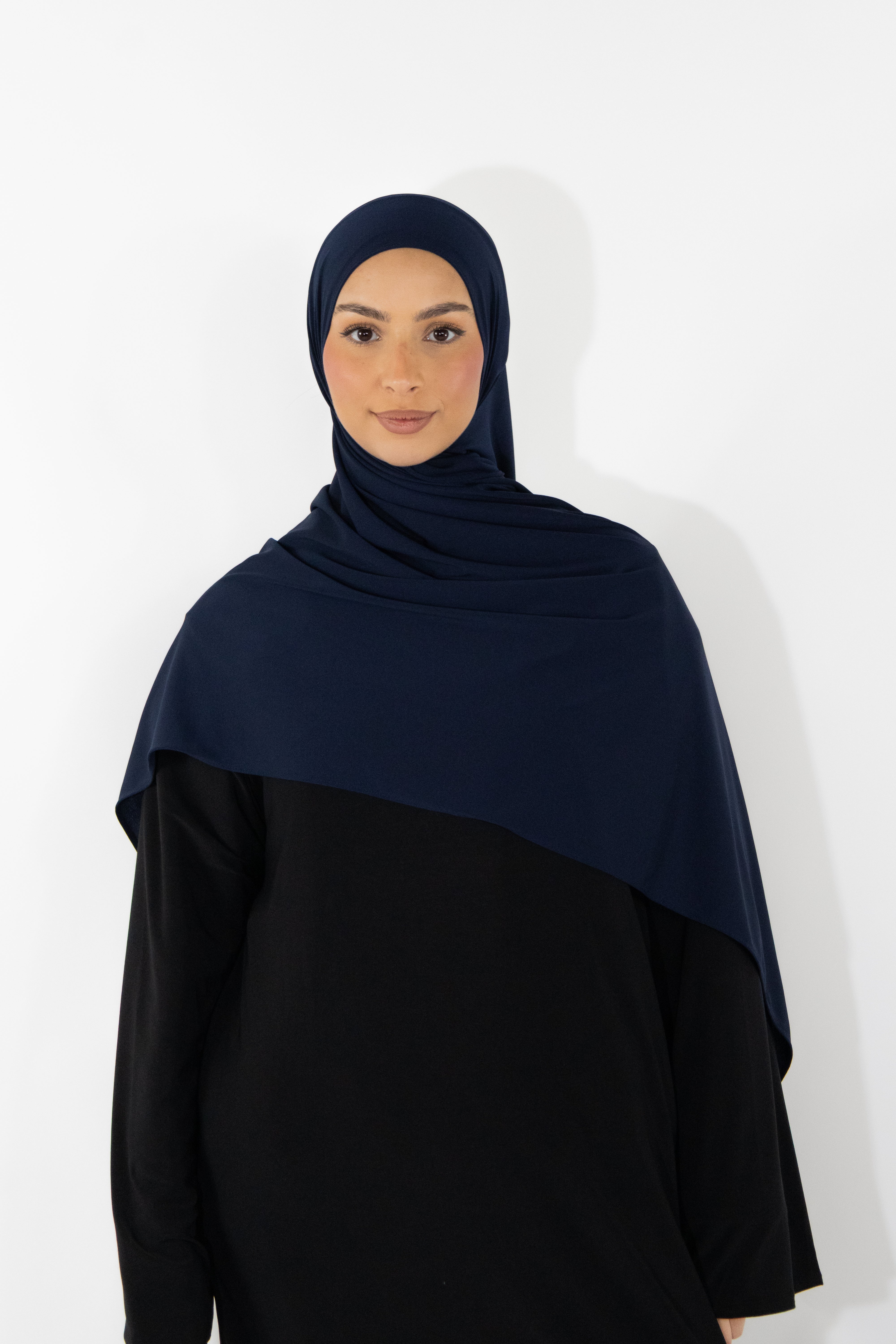 Hijab en jersey premium - Navy