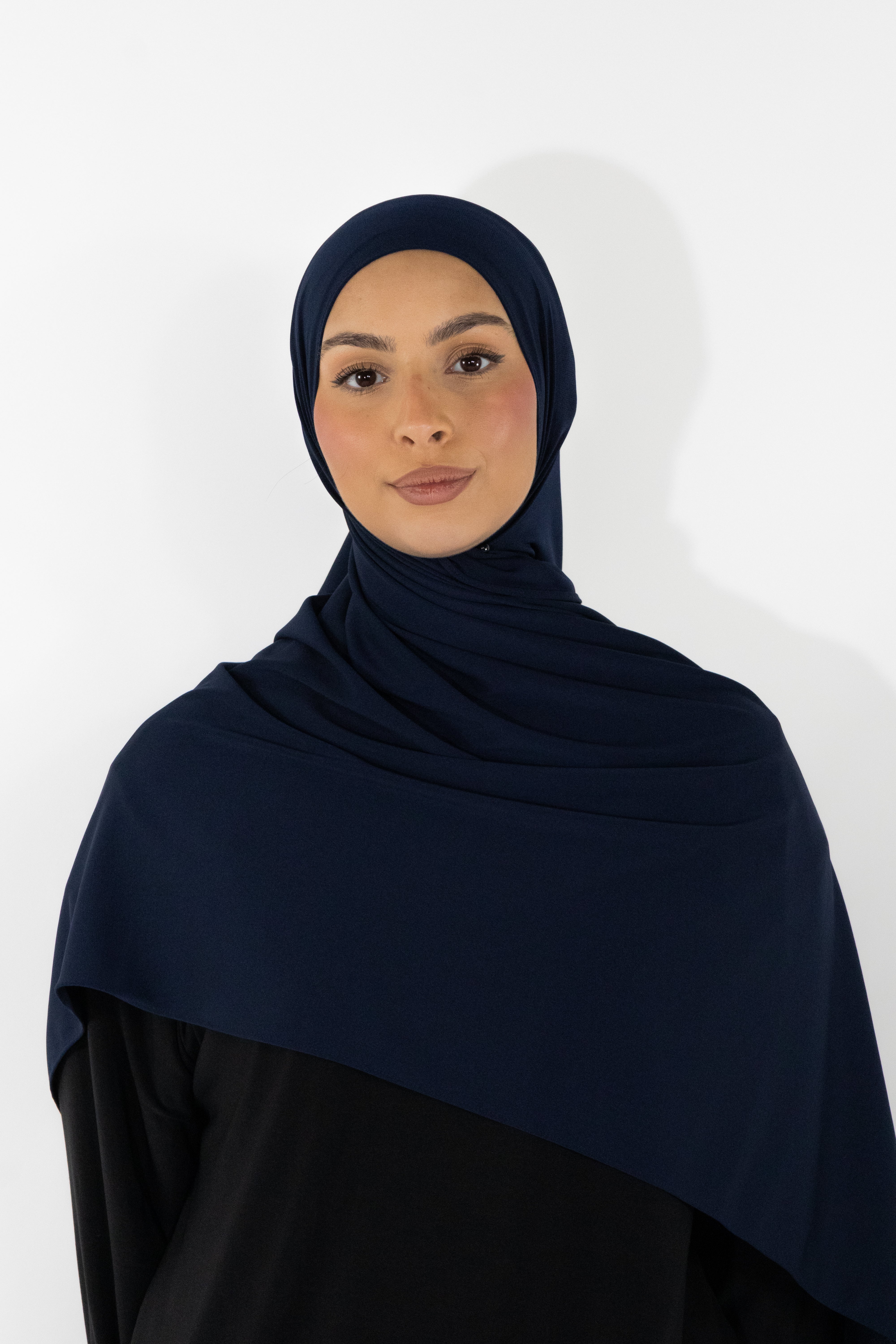 Hijab en jersey premium - Navy