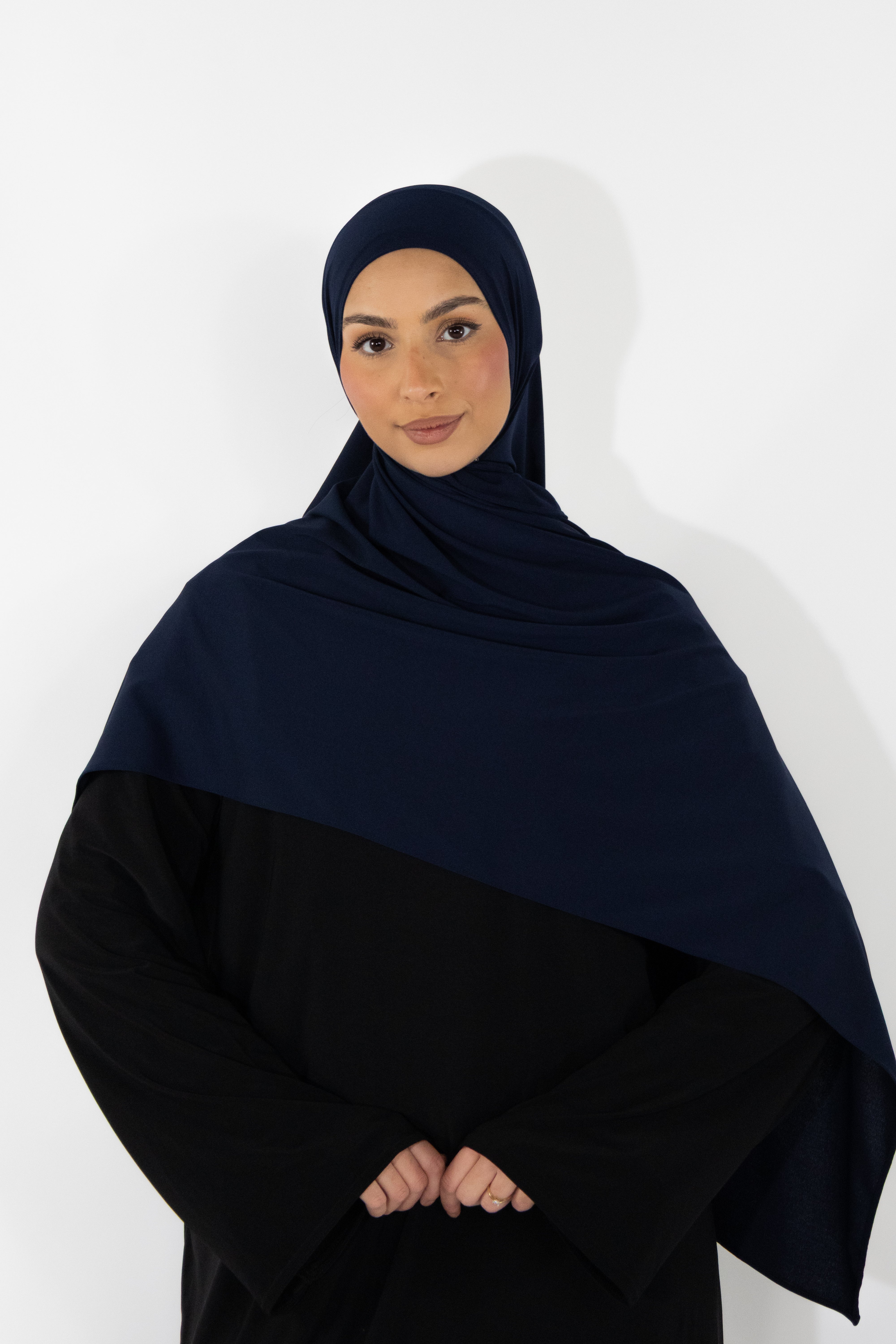 Hijab en jersey premium - Navy