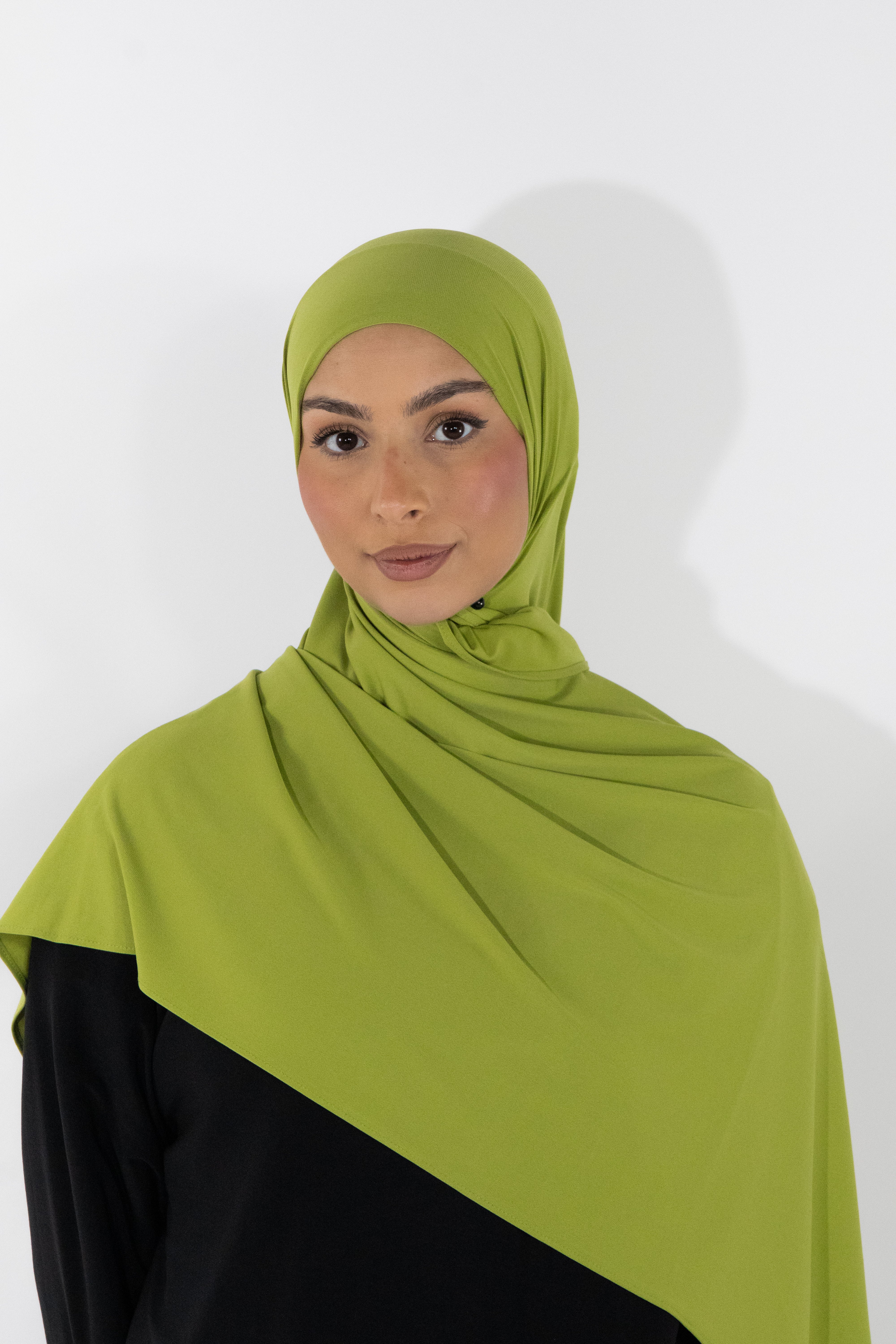 Premium jersey hijab - Pistachio
